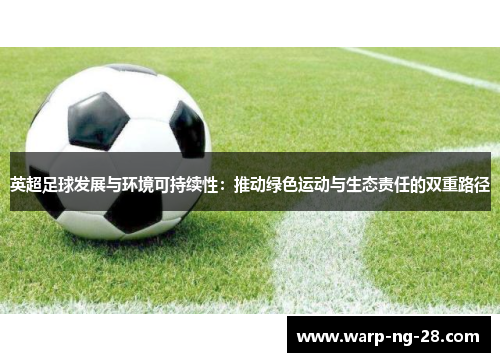 英超足球发展与环境可持续性：推动绿色运动与生态责任的双重路径